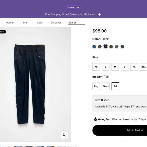 Prana Koen Sage Green Regular Fit Pants - Picture 6 of 7